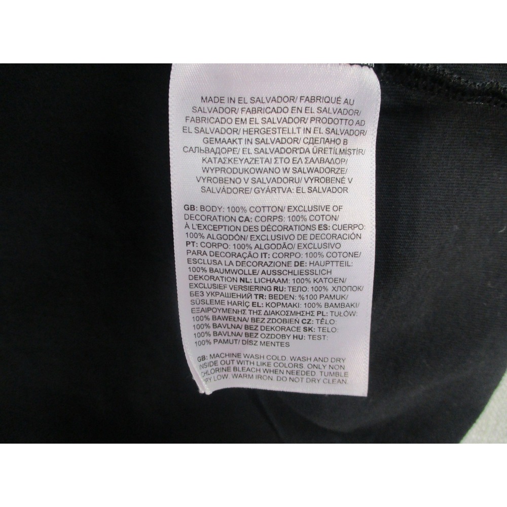 The‎ North Face Womens Large Black Graphic T-Shirt Waterfall Floral Nature Print - Picture 4 of 9